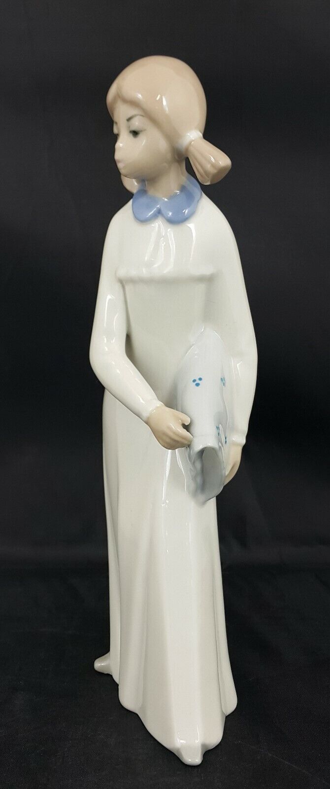 Casades Figurine Girl Holding a Pillow - Some Marks