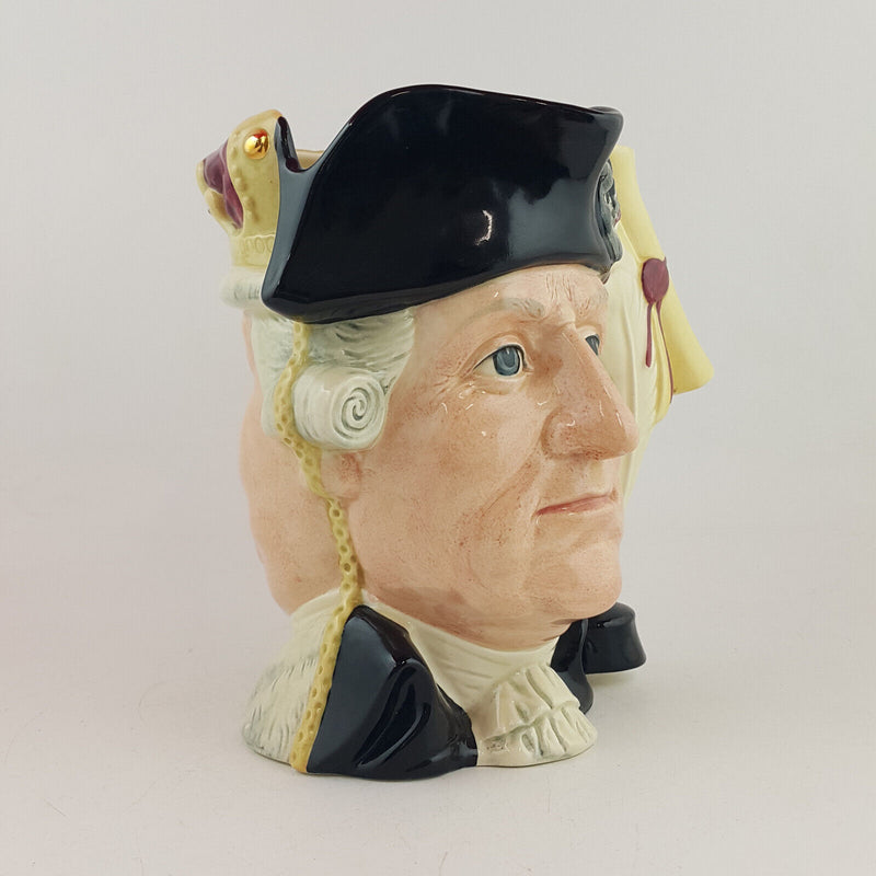 Royal Doulton Character Jug - George III & George Washington D6749 – RD 1262