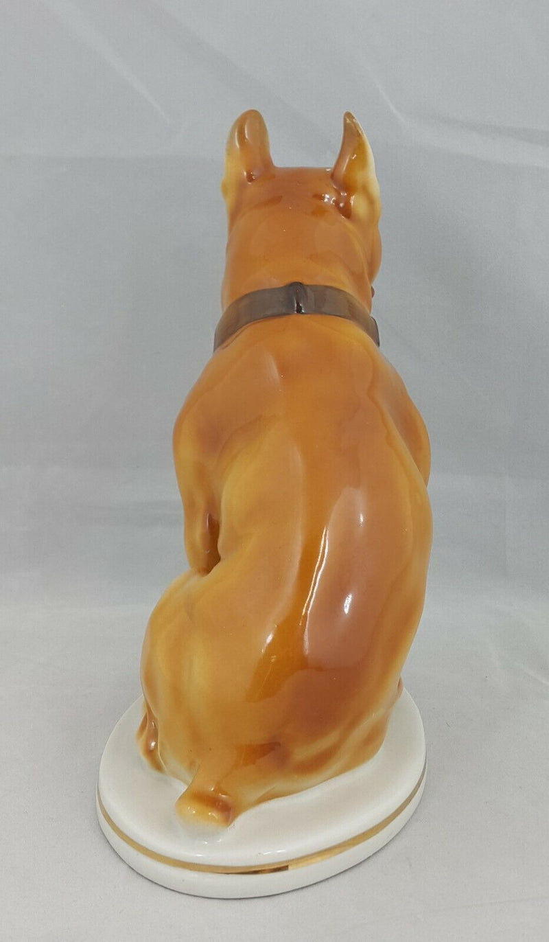 Red LFZ Made in USSR / Lomonosov Bull Dog / Boxer Dog / Mastiff Dog - Chipped
