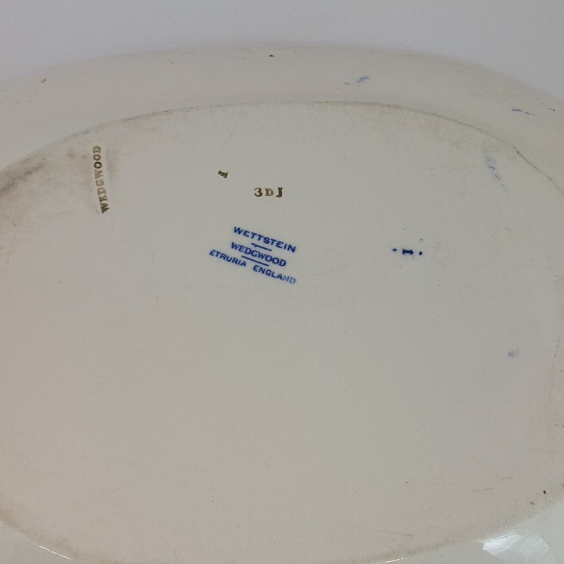 Wettstein Wedgwood Blue & White Three Platters Set - 6338 WD