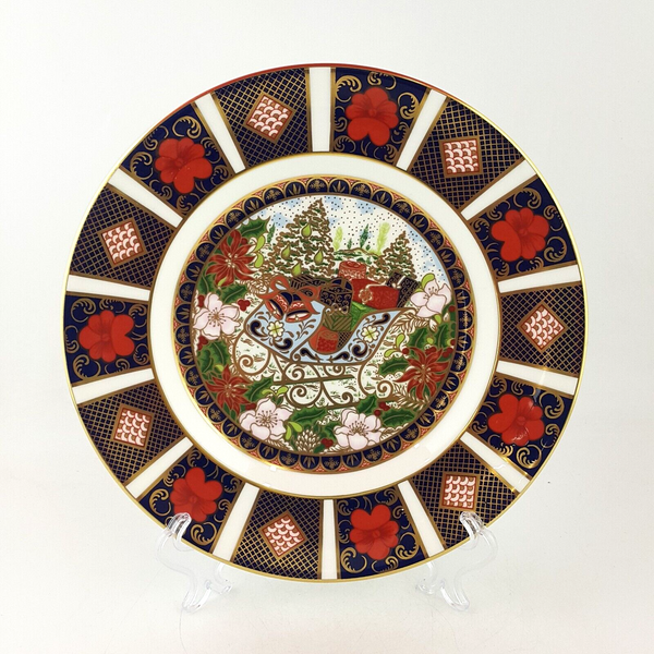 Royal Crown Derby Christmas Plate Old Imari 1996 & CoA Limited Edition - 6673 RC