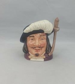 Royal Doulton Character Jug Porthos D6453 Small - Scratches