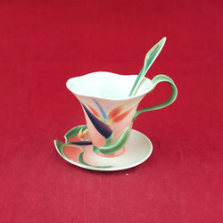 Franz - Summer Bird Of Paradise Teacup, Saucer & Spoon - NA 1395