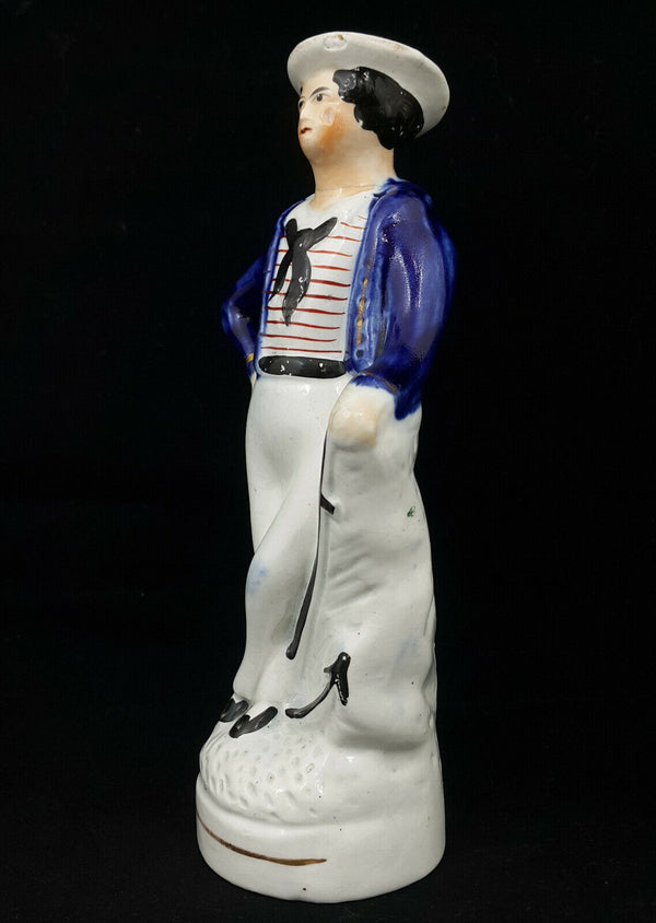 Staffordshire Figurine Sailor - Cracked