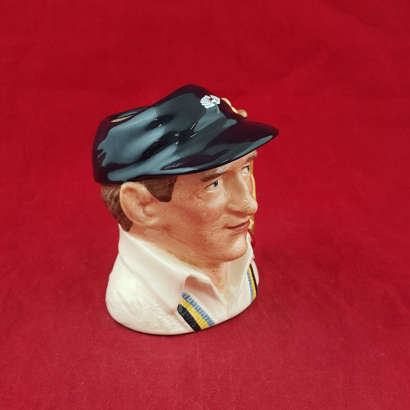 Royal Doulton Small Character Jug D6945 - Len Hutton - 6829 RD