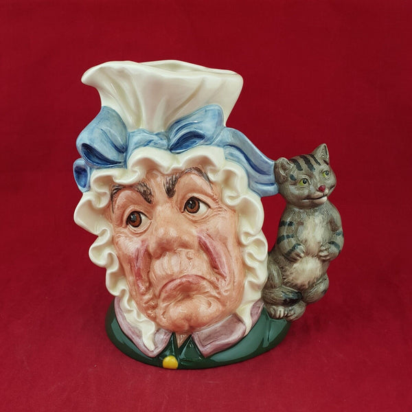 Royal Doulton Large Character Jug D6842 - The Cook & The Cheshire Cat - 6860 RD