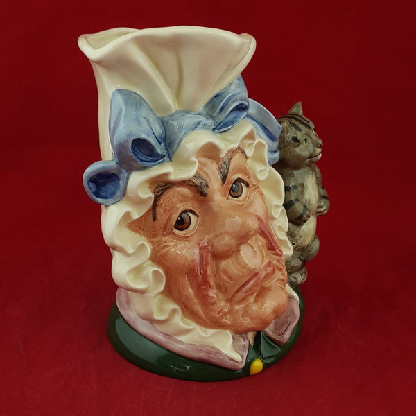 Royal Doulton Large Character Jug D6842 - The Cook & The Cheshire Cat - 6860 RD