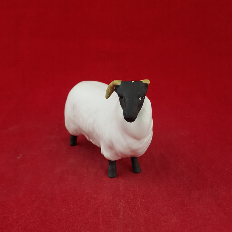 Beswick Model 1765 - Black Face Sheep (Damaged) - 6701 BSK