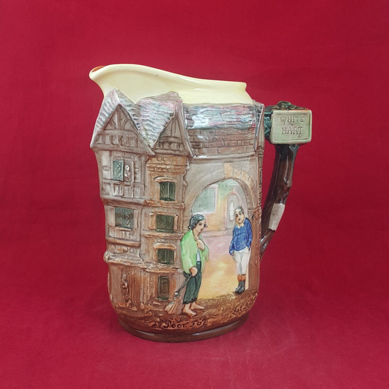 Royal Doulton Dickens Ware Relief Jug D6394 - Fat Boy & Poor Jo - 6733 RD