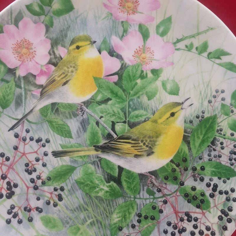 Royal Doulton Plate Wood Warbler with CoA Box - 6750 RD