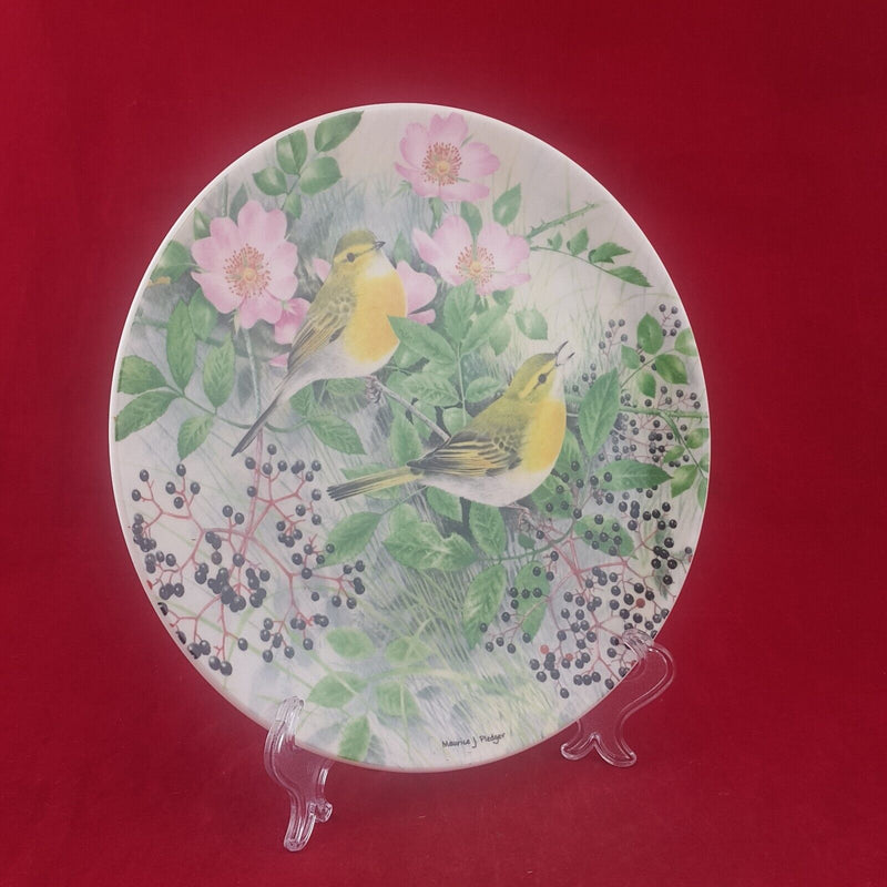 Royal Doulton Plate Wood Warbler with CoA Box - 6750 RD