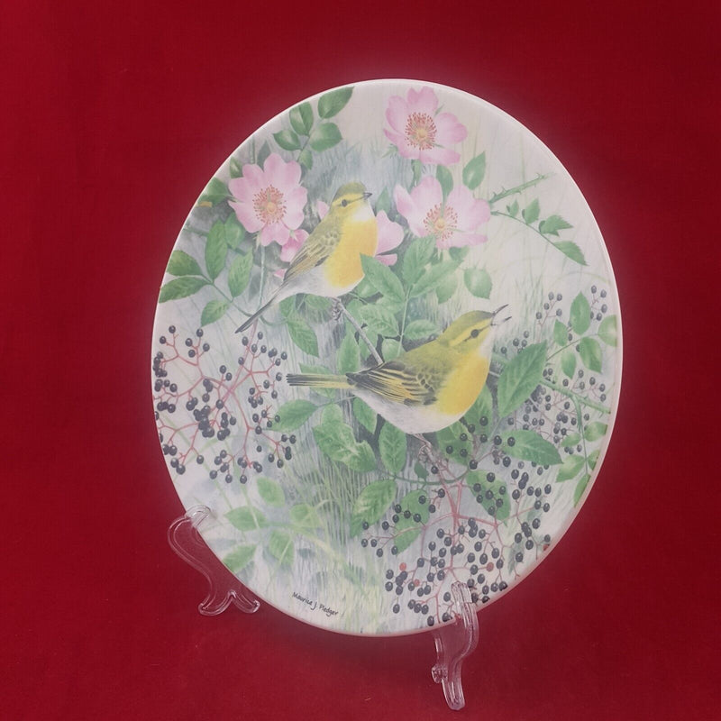 Royal Doulton Plate Wood Warbler with CoA Box - 6750 RD