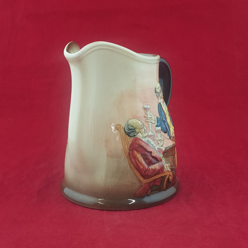 Royal Doulton Dickens Ware Relief Jug - Mr Pickwick D5833 - RD 1777