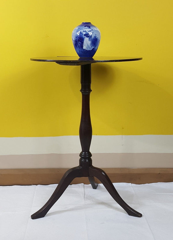 19th Century Mahogany Circular Stem Table - F119