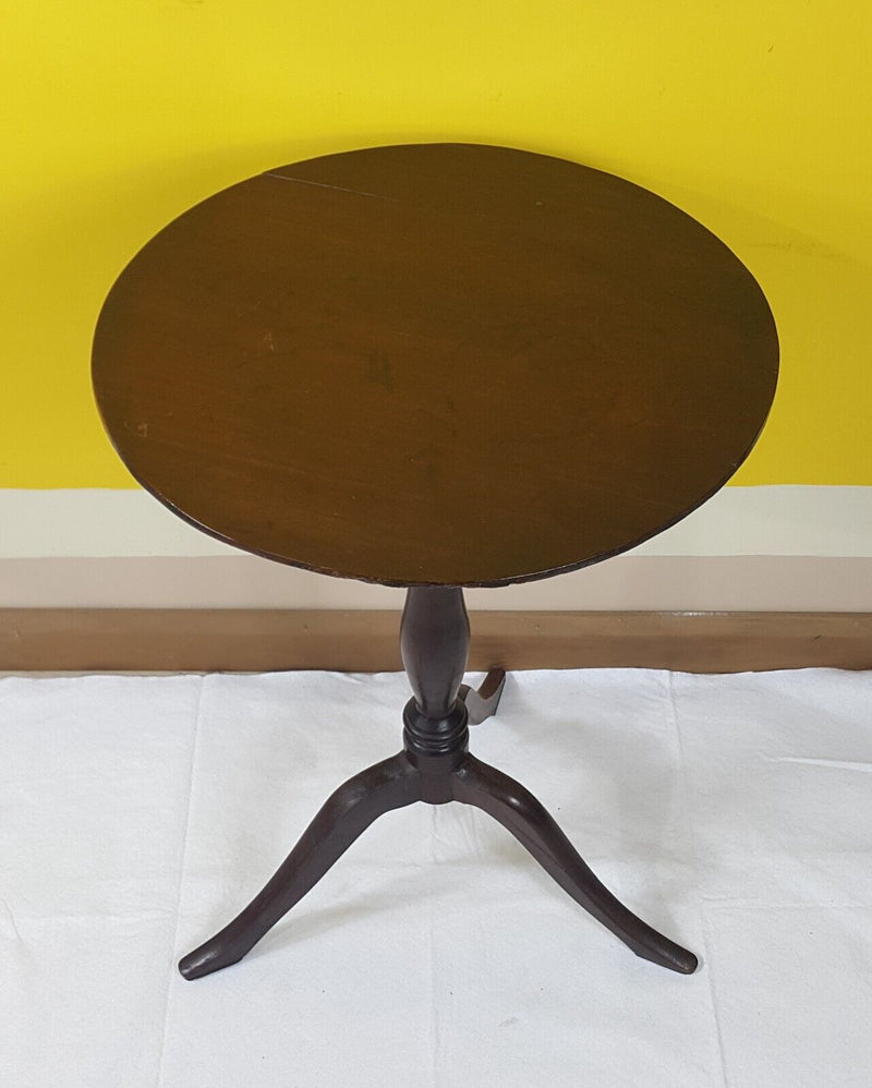 19th Century Mahogany Circular Stem Table - F119