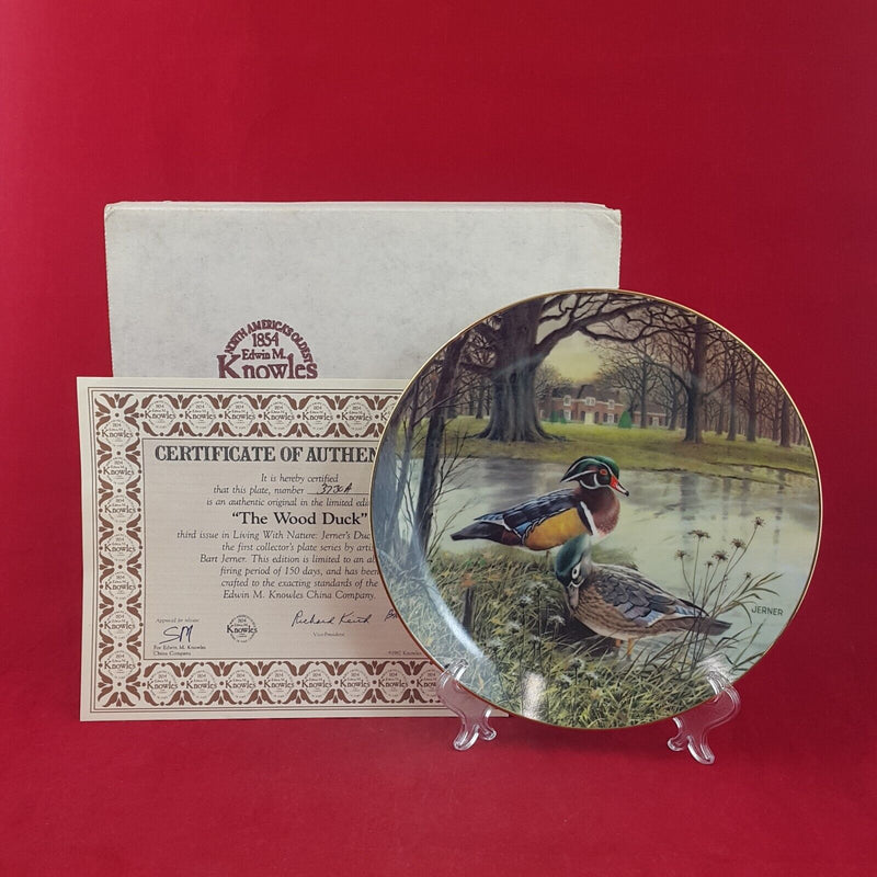 Knowles Collector Plate - The wood Duck with CoA & Box - 7101 N/A