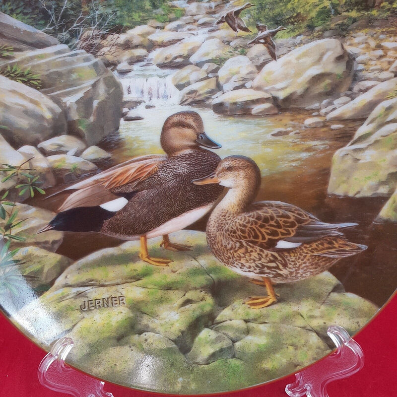 Knowles Collector Plate - The Gadwall with CoA & Box - 7104 N/A