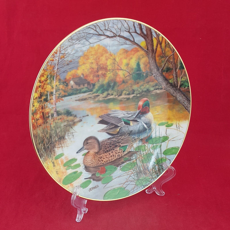 Knowles Collector Plate - The Green Winged Teal with CoA & Box - 7105 N/A