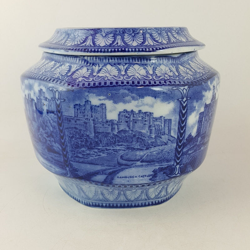 MALING Ringtons Blue Castles Tea Biscuits Jar - 7180 NA