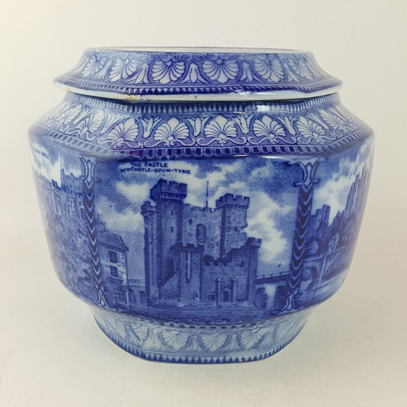 MALING Ringtons Blue Castles Tea Biscuits Jar - 7180 NA