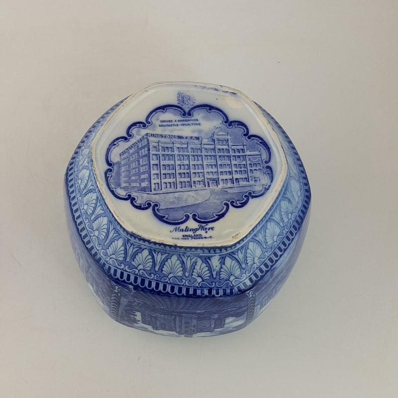 MALING Ringtons Blue Castles Tea Biscuits Jar - 7180 NA