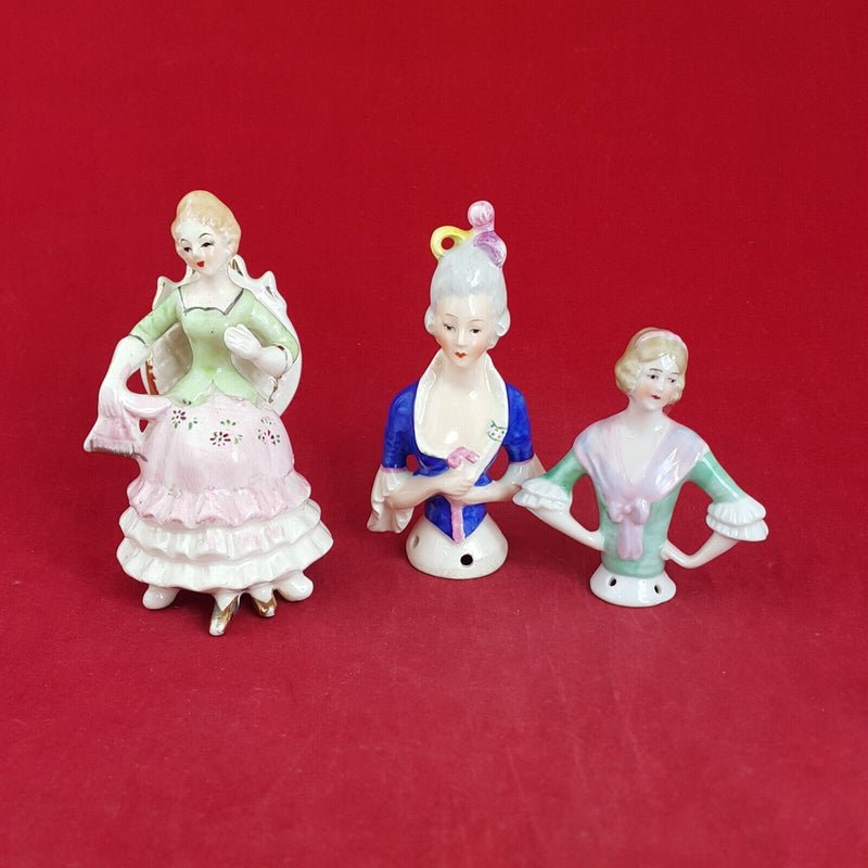 Vintage Porcelain 3x Pin Doll - 7058 OA