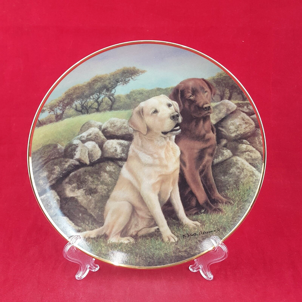 Franklin Mint  Collector Plate - Trusted Companions with CoA - 7114 N/A