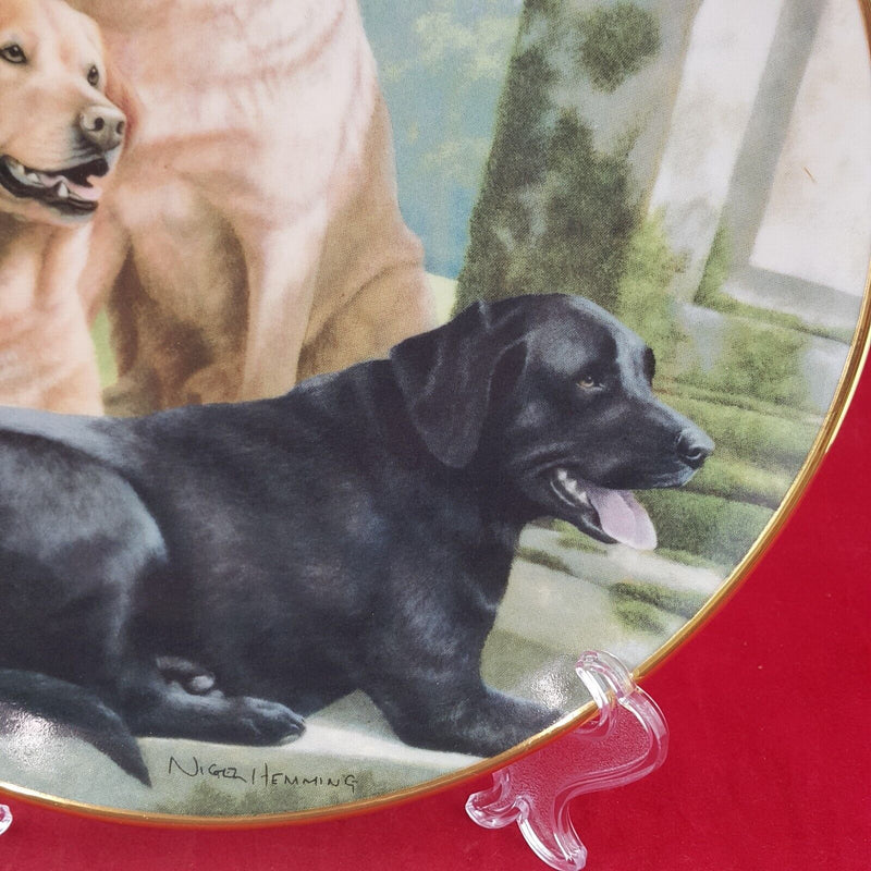 Franklin Mint  Collector Plate - Canine Companions with CoA - 71115 N/A