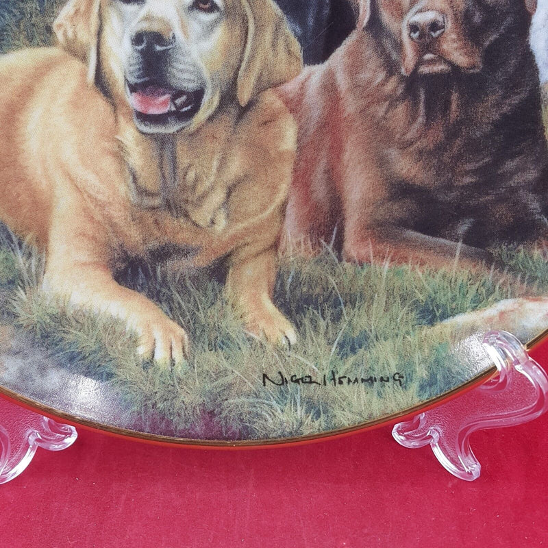 Franklin Mint  Collector Plate - Beloved Companions with CoA - 7118 N/A