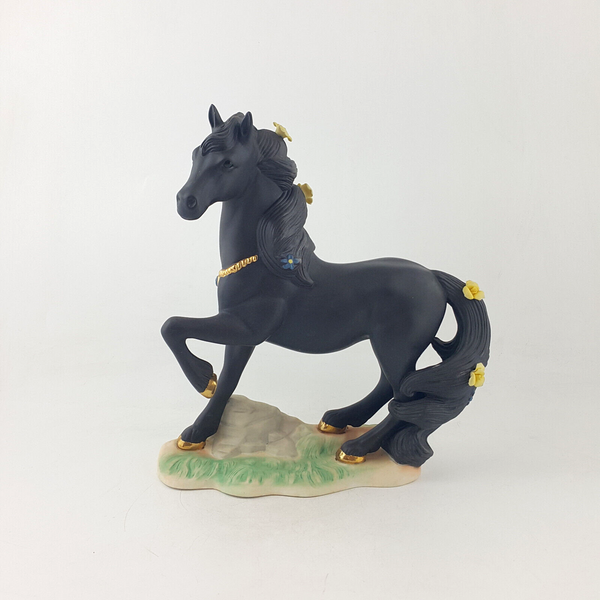 Princeton Gallery Unicorn - Love's Magic 1994 (matte black) horn broken- NA 1975