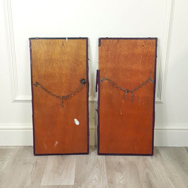 Pair Of Victorian Hand Painted Mirrors - OA 1996