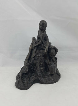 Bronze Figurine Bathing Ladies