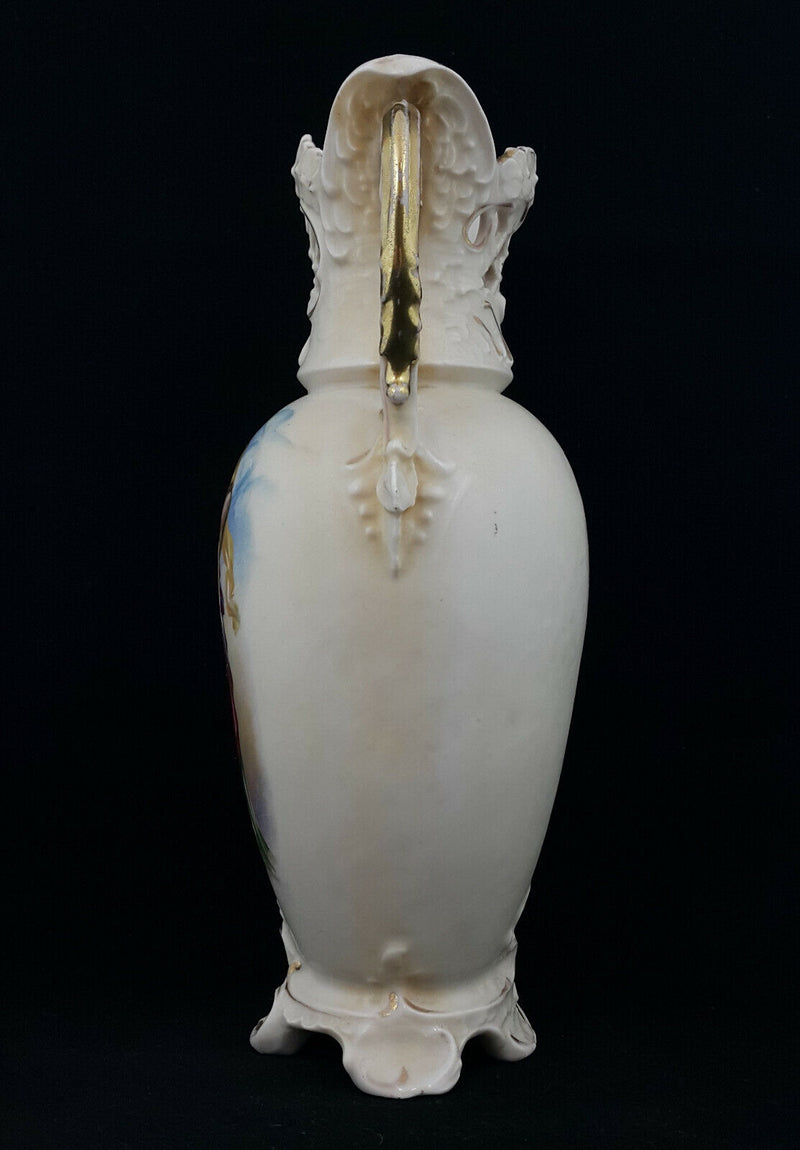 Royal Dux Vase Hand Painted Lady - Marks