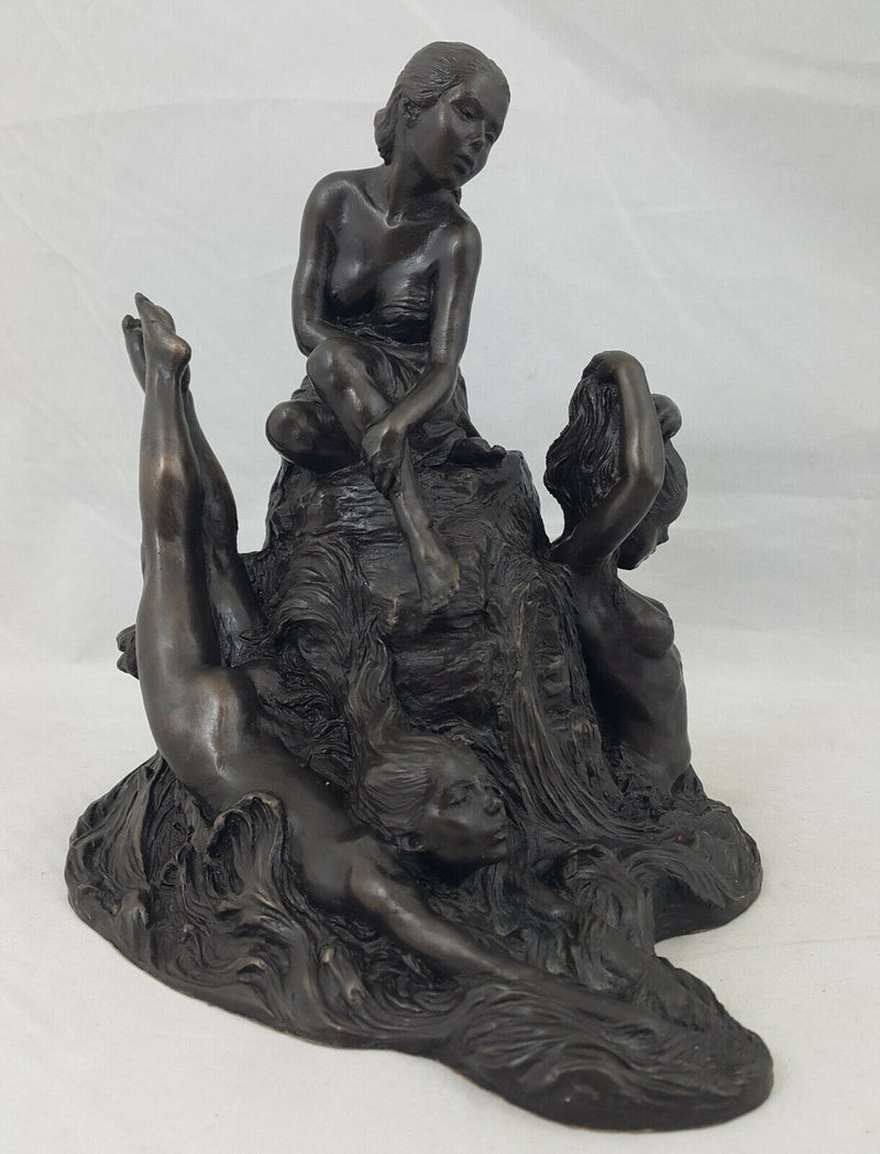 Bronze Figurine Bathing Ladies