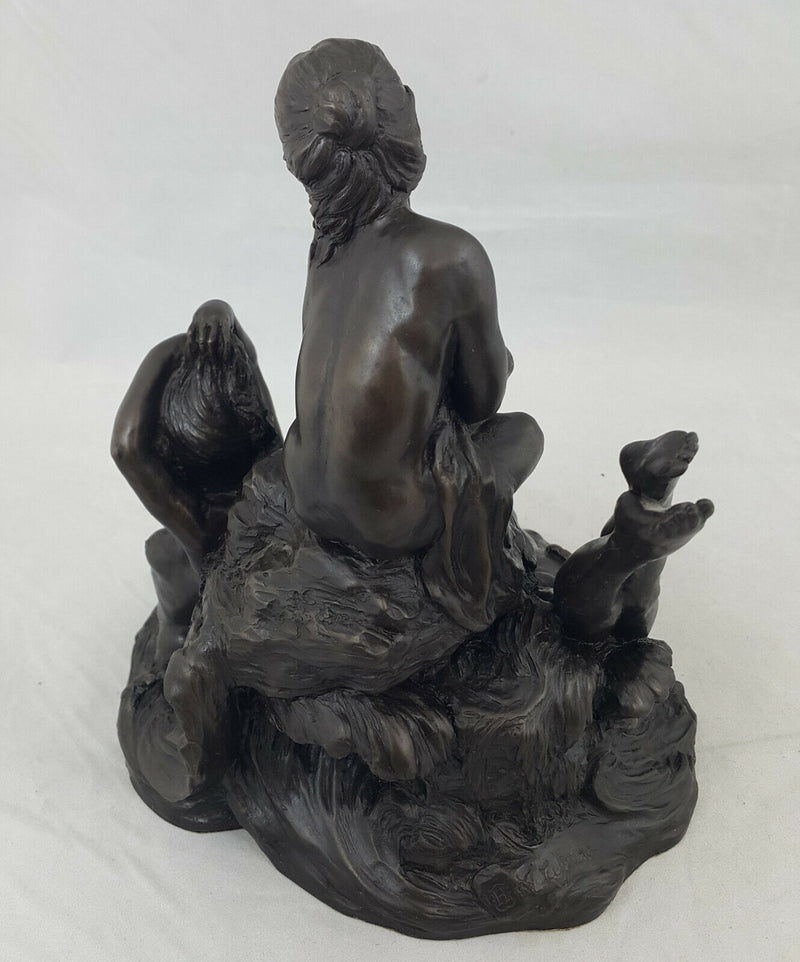 Bronze Figurine Bathing Ladies