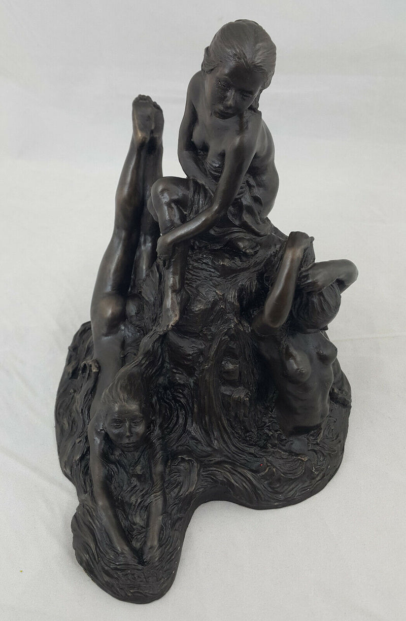 Bronze Figurine Bathing Ladies