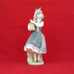 Lladro Figurine 1416 - From My Garden - Dutch Girl with Flower Pot - 178 L/N
