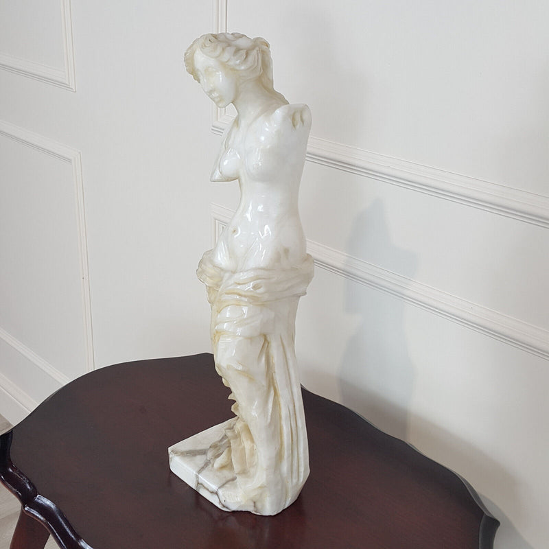 Alabaster Figure Of A Nude Female - F224