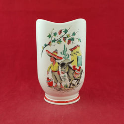 Crown Ducal Little Pedro Vase 1950's - 7413 O/A