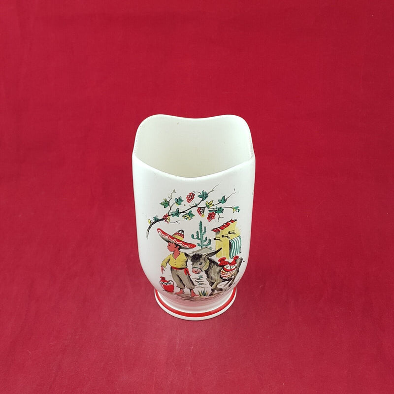 Crown Ducal Little Pedro Vase 1950's - 7413 O/A