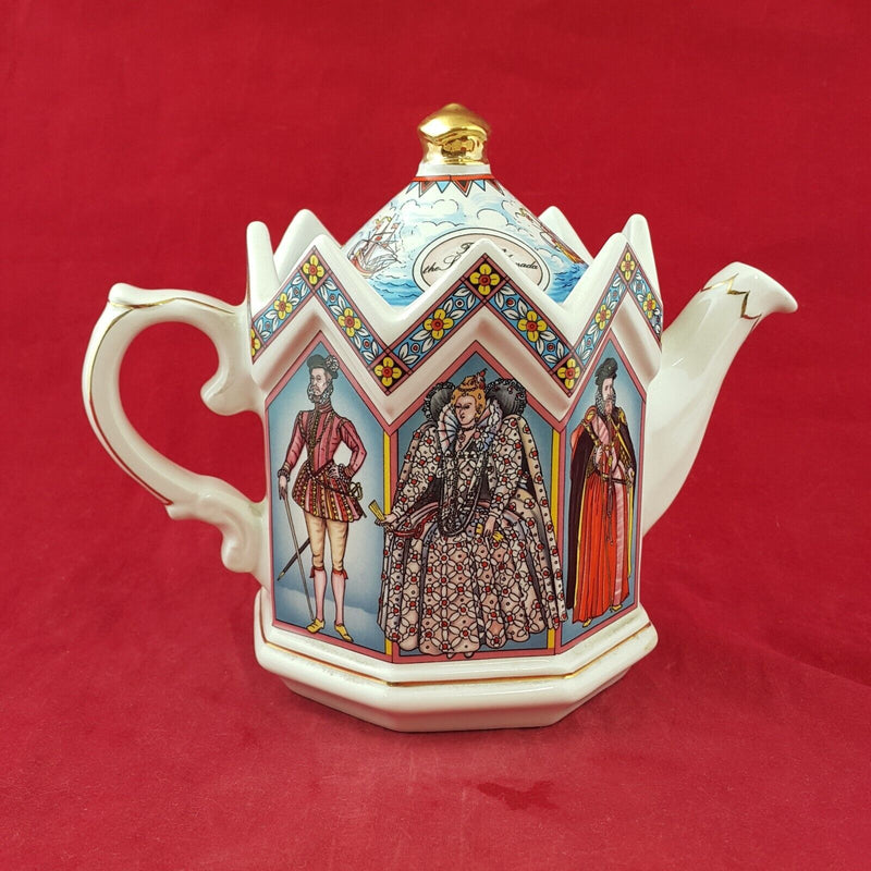 Vintage Sadler Elizabeth I Queen of England Teapot - 7414 STF