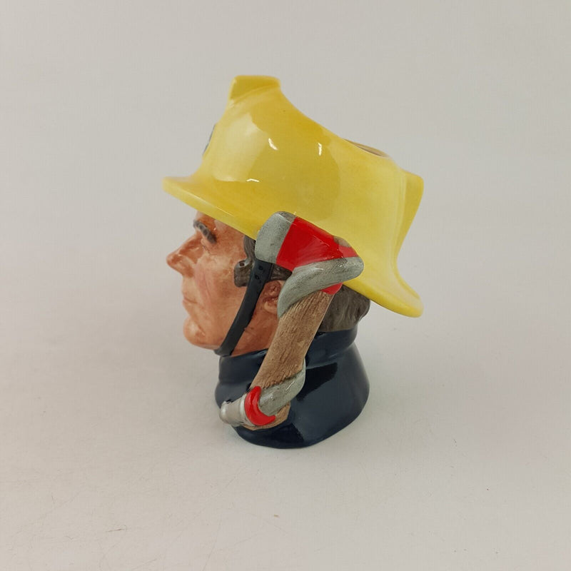 Royal Doulton Small Character Jug D6839 - The Fireman - 6682 RD
