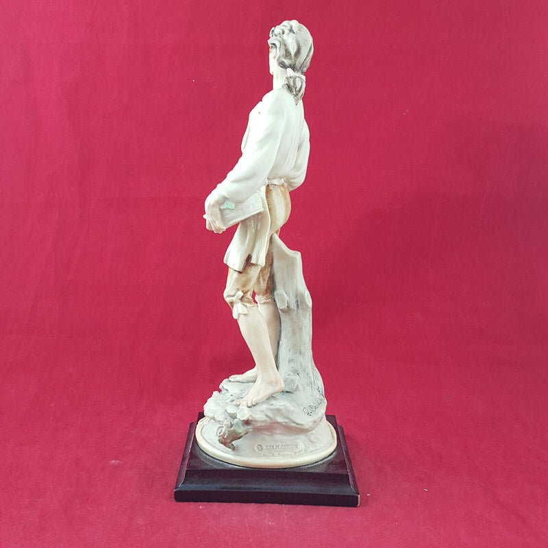 Giuseppe Armani Vintage Figurine - Man With Basket - OP 2199