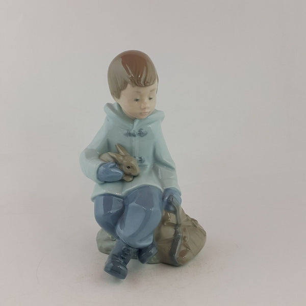 Nao By Lladro Boy with Rabbit - 6947 L/N