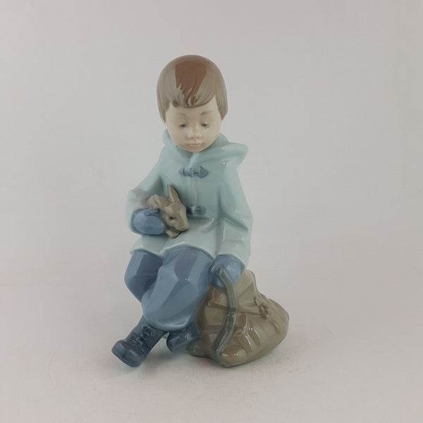 Nao By Lladro Boy with Rabbit - 6947 L/N