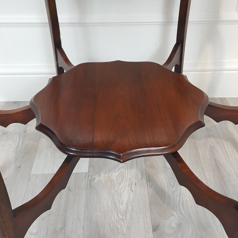 Edwardian Mahogany Carved Occasional Table - F232