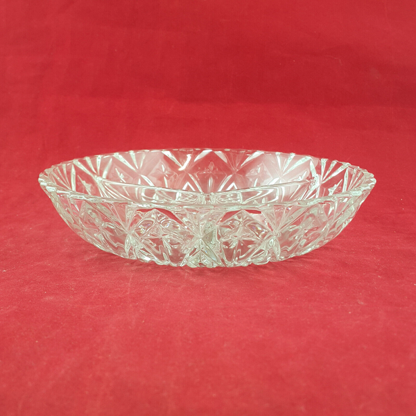 Vintage Jewelite Glass Three Section Relish Dish - OV 2216