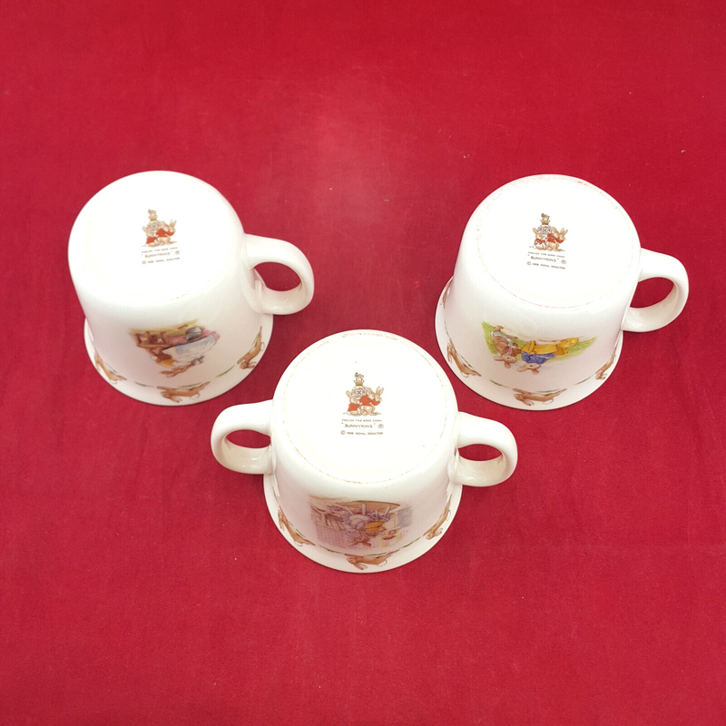 Royal Doulton Bunnykins - Set Of 3 Mugs - RD 2244