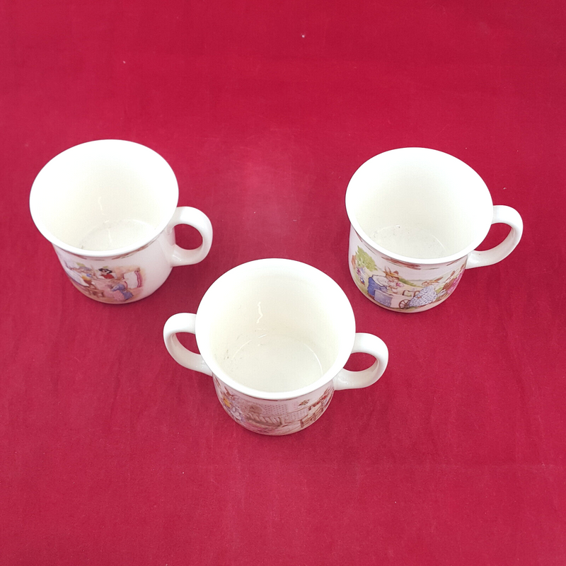 Royal Doulton Bunnykins - Set Of 3 Mugs - RD 2244