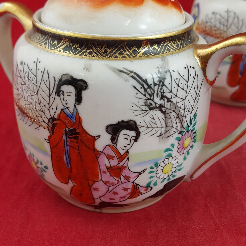 Lovely Lantern Nagoya Japanese Tea Set - 7467 O/A